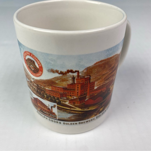 Vintage Adolph Coors Golden Brewery 8oz Coffee Mug Lithograph SMI Creations - Picture 1 of 6